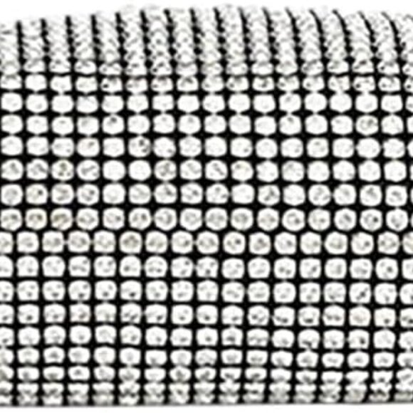 Sparkly Women Rhinestone Clutch Purse Stylish Diamonds Handbag Commuting Shoulde - Picture 4 of 5